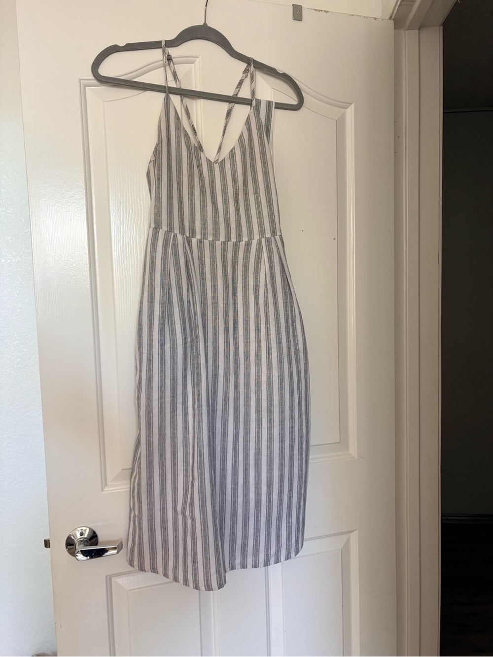 Striped Gray and White dress